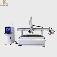 Centro de Mecanizado de Madera de 4 Ejes 2137-MS10, Máquina Fresadora CNC de 4 Ejes para Tallado de Madera M-Shine Cnc JINAN