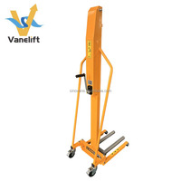 Offre Spéciale 100kg 150kg 200kg manuel Mini élévateur main pousser chariot élévateur Type treuil ascenseur levage 1.5M de haut