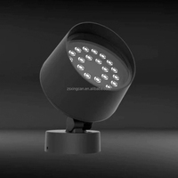 Projecteur LED en aluminium 36W 48W 72W 100W 150W, éclairage extérieur IP65 RGBW, projecteur LED rond, projecteur LED au sol, lampe de projection LED