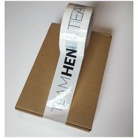 Ruban d'impression logo personnalisé de haute qualité, bas quantité minimale de commande bande de scellage en carton, pour la livraison, avec logo, 1 pièce