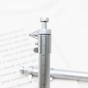 Herramienta de Medición Multifunción Personalizada, Regla de Calibrador Vernier de Plástico, Bolígrafo con Logotipo Promocional, Tinta Azul y Negra - Product Image 4