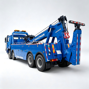 Camion de dépannage intégré SHACMAN 8*4 de 44000 kg de charge utile, camion de récupération routier robuste pour dépannages sur autoroute - Product Image 1