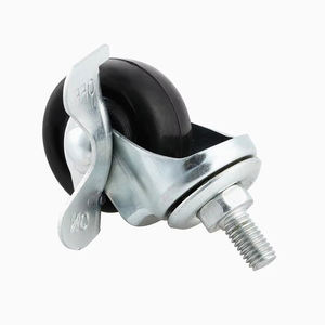 Roulettes universelles réglables avec frein à vis pour meubles, capacité de charge 65 kg, style industriel - Product Image 2