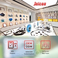 Connecteur d'aviation Jnicon MJ24 à 2 broches, à vis, métallique, circulaire, étanche IP67, mâle, avec montage sur panneau femelle