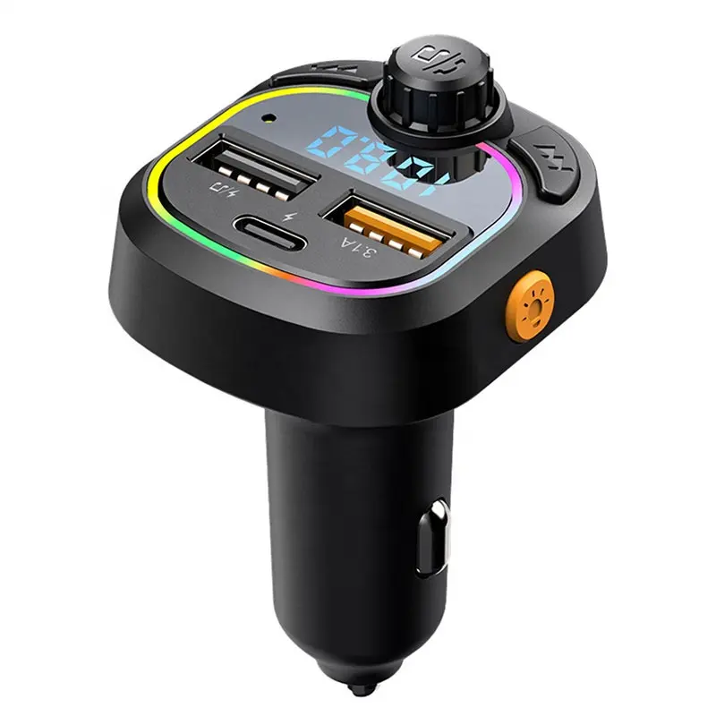 C28 FM Transmitter Audio Car MP3 Player FM Modulator Bluetooth Handsfree Car Kit with 3.1A USB Car Charger