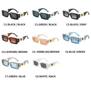 VASHAP 8683 yeni kare çerçeve güneş gözlüğü 2022 UV400 plastik vintage kadın erkek marka markalı güneş gözlüğü degrade shades