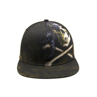 Topi Snapback Unisex 6 Panel Custom Grosir, Cetak Sublimasi, 100% Poliester, Pinggiran Datar