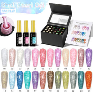 Vernis à ongles en gel perlé professionnel à étiquette privée AS, 24 couleurs, <span class=keywords><strong>logo</strong></span> personnalisé, sans cruauté, multi-effets, OEM ODM, vernis perlé - Product Image 1