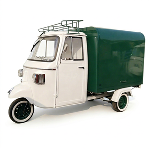 Hot Selling Customized Color Stainless Steel <b>Electric</b> <b>BBQ</b> 4-Wheel Mobile Food Truck Hamburger Van Cart Ice Cream Tricycle - Product Image 1