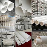 Tuyaux de drainage et d'alimentation en eau en PVC-U durables et écologiques, à large ouverture et ventilés, conformes aux normes nationales, longueur personnalisable