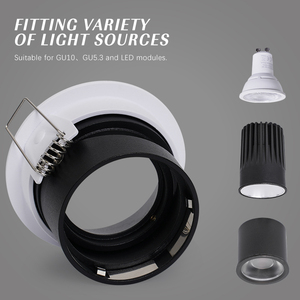 Cho khách sạn thương mại Anti-Glare thiết kế thay đổi độ sáng trần ánh sáng Vòng Đèn Downlight - Product Image 5