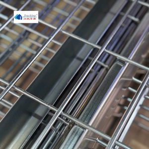 튼튼한 창고 보관을 위한 48 ''x 46'' 헤비 듀티 스틸 선택적 팔레트 랙 아연 도금 또는 페인트 와이어 메쉬 데크 - Product Image 2