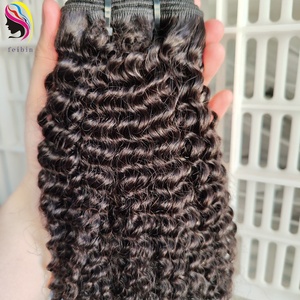 Tóc Xoăn Xoăn Xoăn Tự Nhiên Giá Rẻ Bán Buôn Brazil Tóc Người Ấn Độ Nguyên Gốc Ấn Độ Gốc Ấn Độ Bó Tóc Nối - Product Image 2