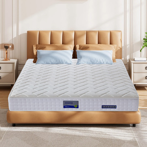 <span class=keywords><strong>Matelas</strong></span> Doux et Confortable pour la Peau, Antibactérien, Anti-acariens, à Ressorts Indépendants, Protection de la Colonne Vertébrale, Dureté Modérée - Product Image 1