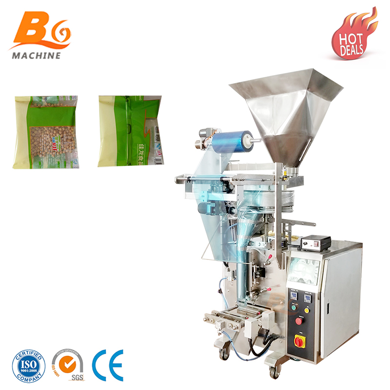 Machine à emballer automatique de biscuits de riz de crevettes de grains de café de nourriture de granule