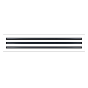 Modern AC <strong>Vent</strong> <strong>Cover</strong> 30*6 White Aluminum Alloy <strong>Plastic</strong> Air Register Grille for Ceiling Walls Floors Square Shape for Office Use - Product Image 1
