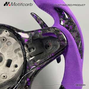 Volante de Fibra de Carbono Forjado Personalizado en Color Morado para BMW M340i M440i M550i G20 G21 G22 G30 G31 X3 X4 X5 X6 X7 M2 M3 M4 2017-2026 - Product Image 4