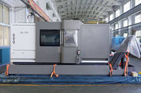 Tour CNC à lit incliné robuste DL DL-25MH, mono-broche, 3 axes, centre de tournage horizontal automatique, commande FANUC, 12 outils