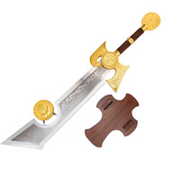 Espada de Metal 1:1 de Warcraft, Palad Ash Messenger, Lich King Alsace Frost's Mourning, Cuchilla Sin Abrir MH-0888 China