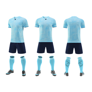 Maillots de football de haute qualité uniformes logo personnalisé en gros respirant séchage rapide deux pièces hommes Football ensembles de maillots - Product Image 1