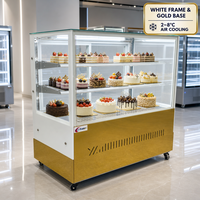 Réfrigérateur de présentation de pâtisseries encastrable sur mesure pour les cafés 35.6-46.4 ° F