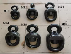 Nouveaux émerillons de chaîne d'ancre marine galvanisés à chaud, à haute résistance, revêtus de noir, pour l'amarrage de bateaux, chaîne d'ancre galvanisée à chaud - Product Image 5