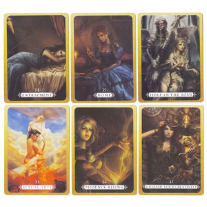 Cartas de <span class=keywords><strong>Tarot</strong></span> Personalizadas con Propiedades Curativas, 54 Cartas Curativas, Incluyendo Adivinación, Reflexión Personal y Guías de <span class=keywords><strong>Salud</strong></span> Mental - Product Image 3