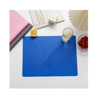 Set de table personnalisé OEM en silicone antidérapant, résistant à la chaleur, lavable, pour la maison, la cuisine, le restaurant, vente en gros
