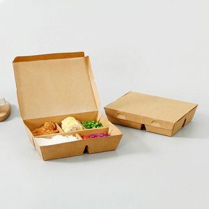 Contenedor de Alimentos Bento con Compartimentos para Comida, Apto para Microondas, con Vajilla de Papel para Picnic - Product Image 2