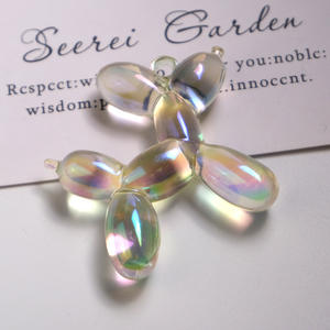 High Transparency Color Plated <b>Balloon</b> Dog Diy Pendant Necklace Keychain Bracelet <b>Accessories</b> Jewelry Making - Product Image 4