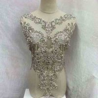 3D or décalcomanie bord strass strass décalcomanies pour Corset eau diamant Applique robe fleur forme Rhin pierre Application