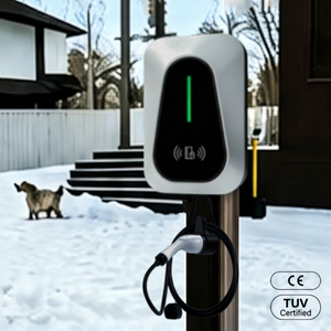 Cargador <span class=keywords><strong>de</strong></span> Pared Inteligente para Vehículos Eléctricos <span class=keywords><strong>de</strong></span> 7 kW con Luz LED Intermitente, Estación <span class=keywords><strong>de</strong></span> <span class=keywords><strong>Carga</strong></span> para Coches Eléctricos para el Hogar - Product Image 1