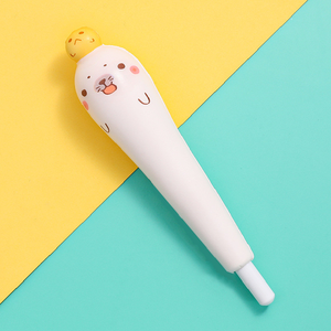 Wunderschön gestaltetes kunden spezifisches Logo Tier gummi Squishy Weihrauch Kawaii Schwamm Gel Pen für Schul büro Neuheit Promos - Product Image 3