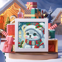 Best-seller 5D Noël Diamant Peinture avec Cadre Dessin Animé Style transfrontalier En Gros Cadeau De Noël