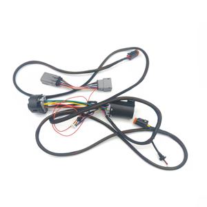 12 핀 Molex Mx150 커넥터 및 Deutsch 2 핀 Dt 블랙 커넥터가 있는 맞춤형 7 핀 RV 트레일러 플러그 소켓 배선 하네스 - Product Image 3