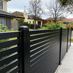 Paneles de Cerca de Privacidad para Jardín de Aluminio, Sistema Modular con Fijaciones Ocultas, Fácil Instalación - Product Image 3