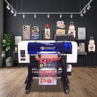 Offre Spéciale – Machine d'impression UV DTF 30 cm rouleau à rouleau avec deux têtes XP600 pour autocollants sur verre – Vente directe usine