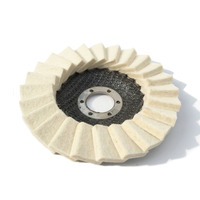 Roue de polissage en feutre de laine 100% Outil et accessoire de nettoyage ménager