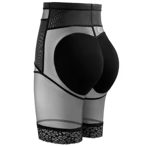 Supplier Mesh High Waist Butt Lifter Shapewear Tummy Control Fajas Shapers Enhancer Padded Hip And Buttocks Panties For Women