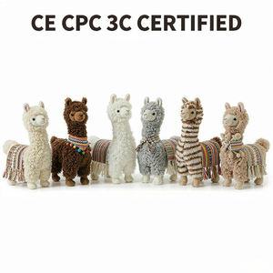 Peluche Llama Personnalisée de Haute Qualité OEM ODM, Adorable Poupée Alpaga Rembourrée pour Merchandising de Marque, Cadeau Enfant et Souvenir - Product Image 6