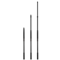 Perche Micro Télescopique Professionnelle Portable de 2,5 m Extensible pour Interview en Studio