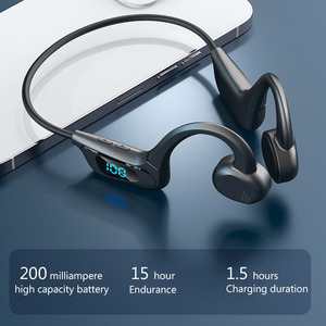 Mới không thấm nước xương dẫn không dây blotooth 5.3 Tai nghe đúng xương truyền Plug-in không tai chuyển động blotooth Tai nghe EA - Product Image 4