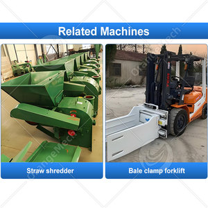 ORME Empacadora De Ensilaje mini tracteur à main presse à balles rondes paille de riz foin luzerne à vendre - Product Image 4