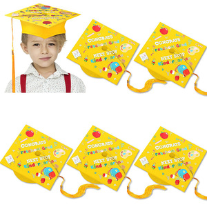หมวกสำเร็จการศึกษาสำหรับเด็ก หมวกพู่ปรับได้สำหรับเด็กชั้นประถมศึกษาปีที่ 1 สำหรับพิธีในโรงเรียน หมวกปาร์ตี้สำหรับเด็กทั้งชายและหญิง - Product Image 2