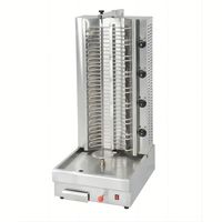 Mquinas De Shawarma Plaques d'emballage Mini Machines Grande Configuration Gaz 2 Brûleurs Machine Presse 3 Foyers Double Grille-pain Grill Poulet Coupe