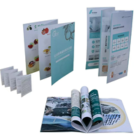 Petit livret de brochures en papier de couleur personnalisée Manuel d'instructions Service d'impression de catalogues de produits de magazines et de brochures