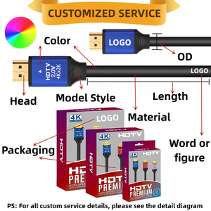 Cable hdmi 4k chapado en oro, 60hz, 1080p, 3D, 5m, 10m, 15m, 20m, 30m, 50m, cable de <span class=keywords><strong>fibra</strong></span> óptica para móvil a <span class=keywords><strong>tv</strong></span> - Product Image 4