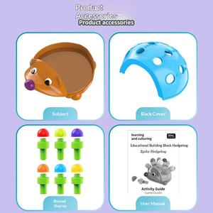 Juguete <span class=keywords><strong>de</strong></span> Rompecabezas <span class=keywords><strong>de</strong></span> Erizo <span class=keywords><strong>de</strong></span> Plástico para Educación Temprana Montessori, Entrenamiento <span class=keywords><strong>de</strong></span> Concentración para Bebés, <span class=keywords><strong>Desarrollo</strong></span> Sensorial - Product Image 5