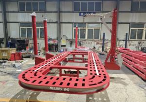 Machine de redressage de châssis automobile à cinq tours pour réparation de carrosserie et de châssis - Product Image 5