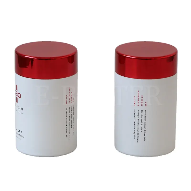 Benutzer definierte Haustier Luxus Kapsel behälter 150ml klare leere Ergänzung Vitamin Kapsel Pille Plastik flasche für die Verpackung
